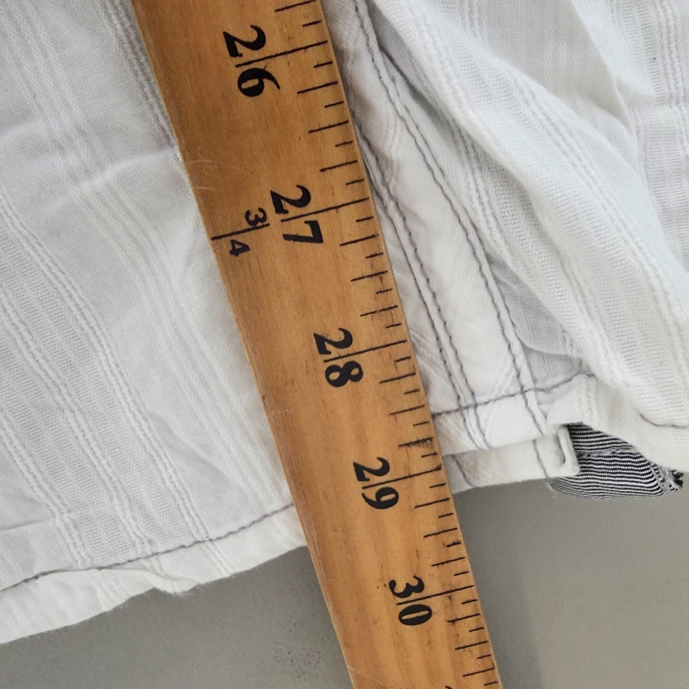 BKE Buckle Western Shirt Mens Large White Pearl Snap Athletic Fit Cowboy Rodeo* - Picture 8 of 12